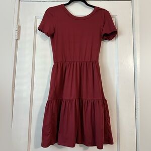 City Vine Maroon Dress